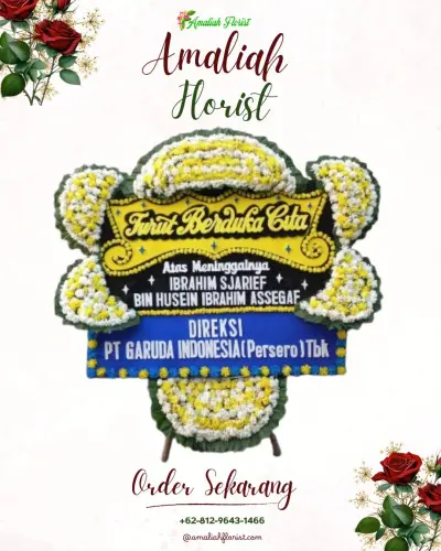 Papan Bunga Duka di Cimone Jaya